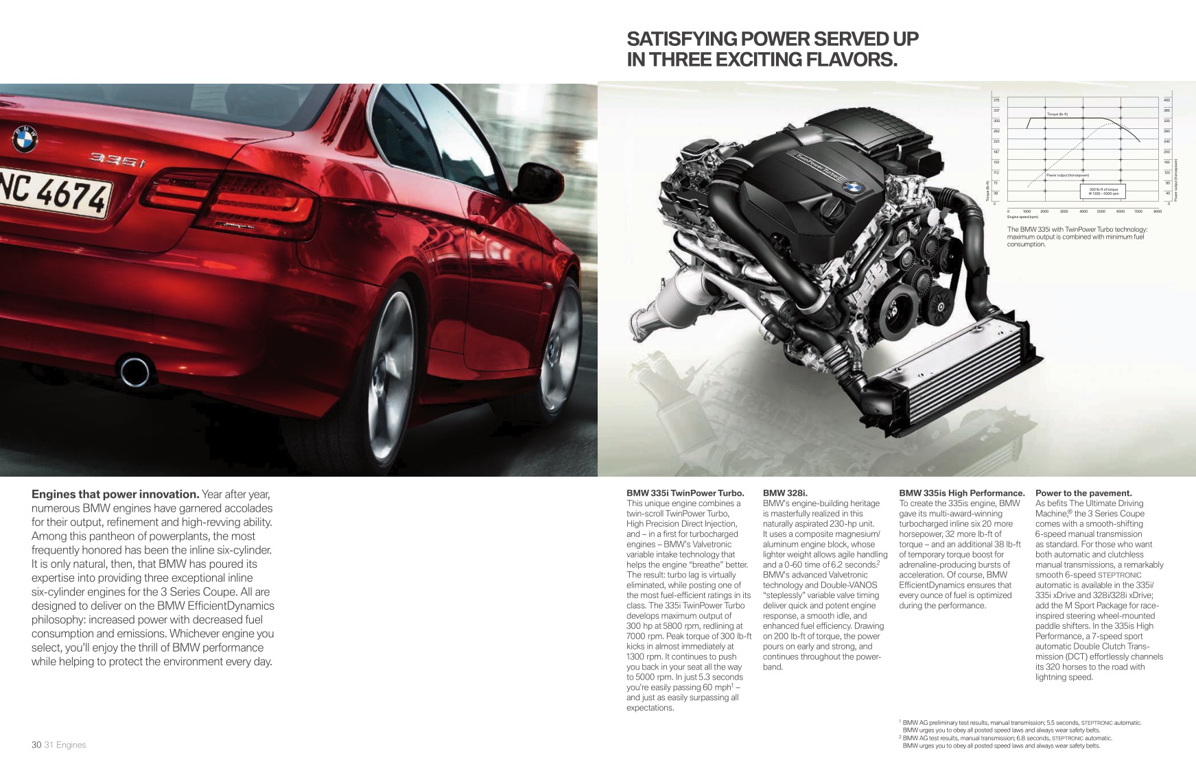 2012 BMW 3-Series Coupe Brochure Page 11